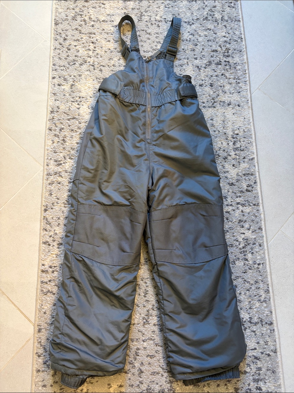 Cat & Jack Kids Gray Insulated Snow Overalls 5T
